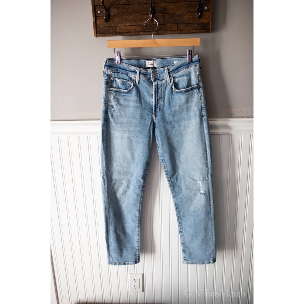 Citizens of Humanity Ella Mid Rise Slim Crop Jeans 27 NEW - Picture 2 of 5